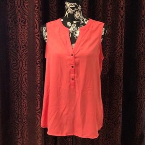 🌞 5/$25 Summer Sale 🌞 Sleeveless coral blouse